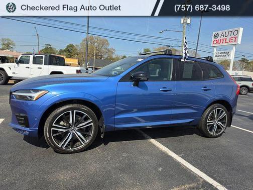 Bursting Blue Metallic 2021 Volvo XC60 T6 R-Design