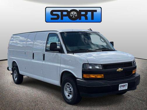 Summit White 2025 Chevrolet Express 3500 RWD 3500 Extended Wheelbase WT