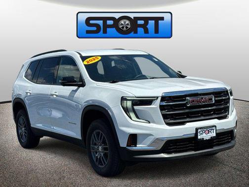 Summit White 2025 GMC Acadia FWD Elevation