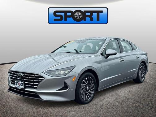 Curated Silver 2023 Hyundai SONATA Hybrid SE