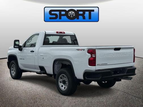 Summit White 2026 Chevrolet Silverado 2500 Regular Cab, Long Bed, WT, 4WD