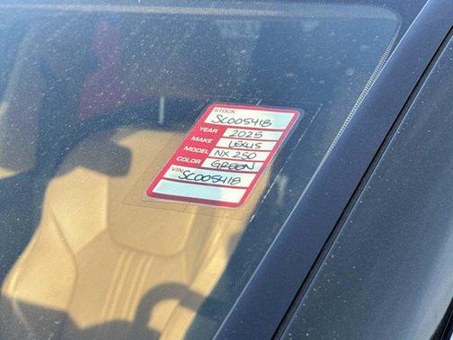 Nori Green Pearl 2025 Lexus NX 250 Premium