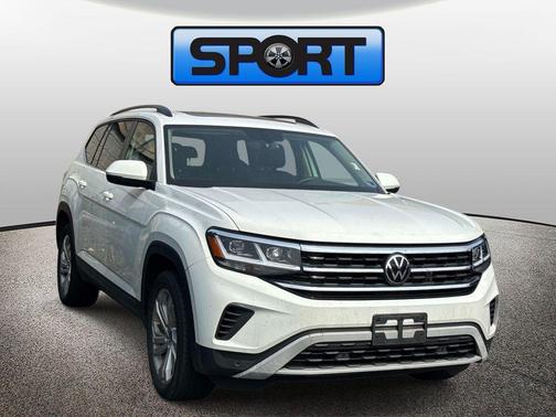 Pure White 2023 Volkswagen Atlas 3.6L SE w/Technology