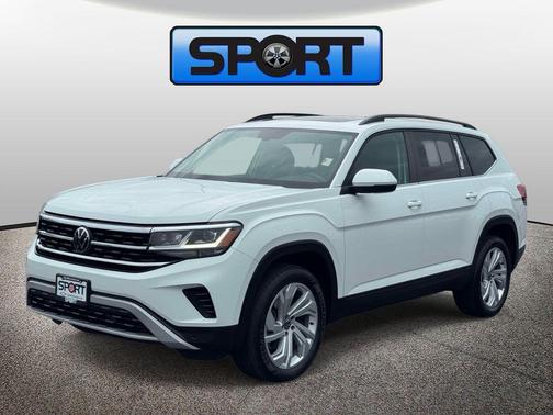 Pure White 2023 Volkswagen Atlas 3.6L SE w/Technology