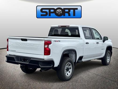 Summit White 2026 Chevrolet Silverado 2500 Crew Cab, Standard Bed, WT, 4WD