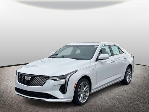 Summit White 2026 Cadillac CT4 Luxury RWD