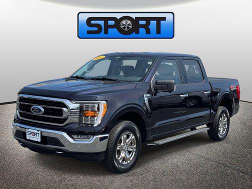 Antimatter Blue Metallic 2021 Ford F-150 XLT
