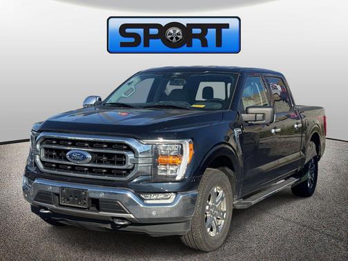 Antimatter Blue Metallic 2021 Ford F-150 XLT