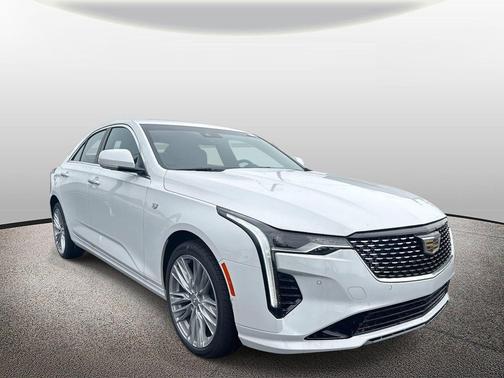 Summit White 2026 Cadillac CT4 Premium Luxury RWD