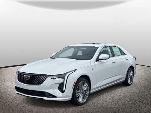Summit White 2026 Cadillac CT4 Premium Luxury RWD