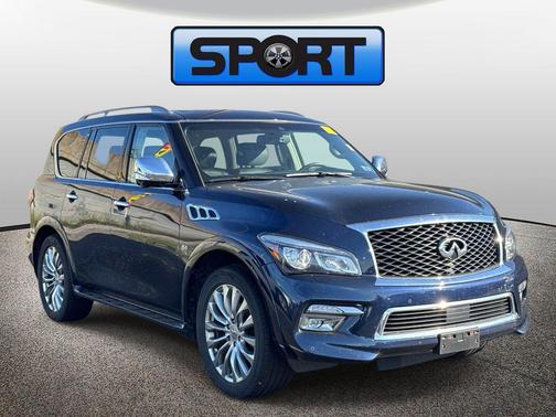 Hermosa Blue 2017 INFINITI QX80 Base
