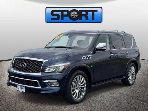 Hermosa Blue 2017 INFINITI QX80 Base