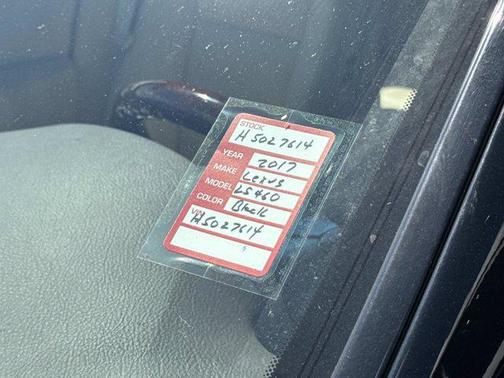 Black 2017 Lexus LS 460 Base