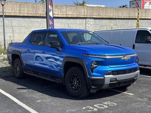 Riptide Blue Metallic 2025 Chevrolet Silverado EV LT