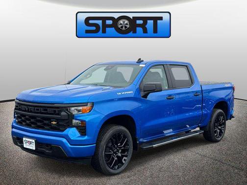 Riptide Blue Metallic 2026 Chevrolet Silverado 1500 Custom