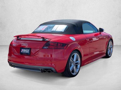 Brilliant Red/Black Roof 2009 Audi TTS 2.0T quattro