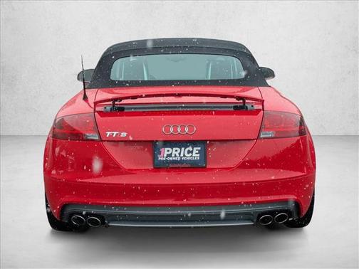 Brilliant Red/Black Roof 2009 Audi TTS 2.0T quattro