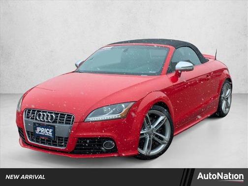 Brilliant Red/Black Roof 2009 Audi TTS 2.0T quattro