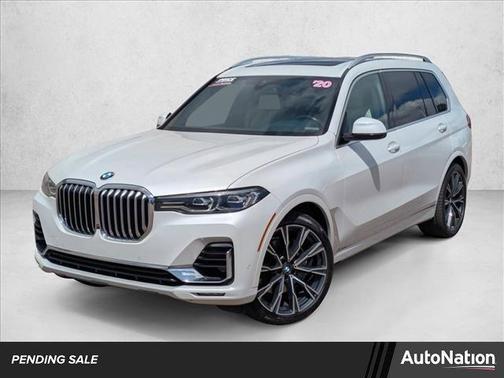 Mineral White Metallic 2020 BMW X7 xDrive50i