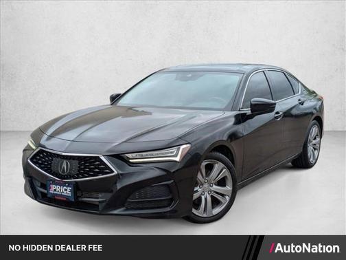 Black 2021 Acura TLX Technology
