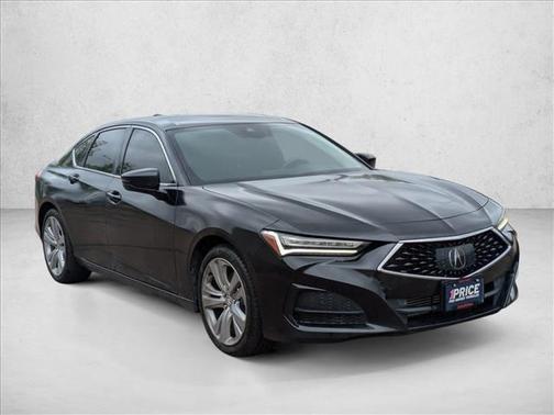 Black 2021 Acura TLX Technology