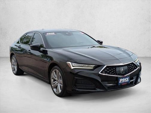 Black 2021 Acura TLX Technology