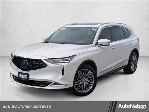 Platinum White Pearl 2024 Acura MDX Advance Package