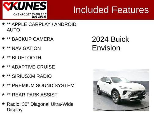 Summit White 2024 Buick Envision Preferred