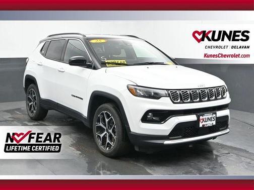 Bright White Clearcoat 2025 Jeep Compass Limited