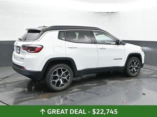 Bright White Clearcoat 2025 Jeep Compass Limited