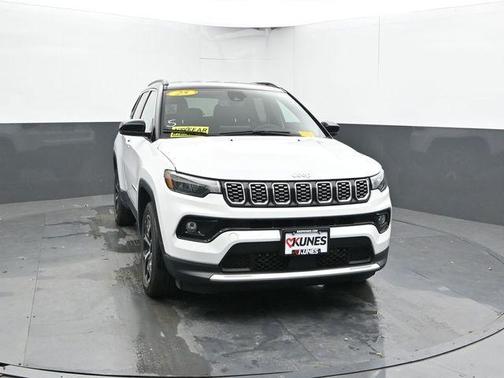 Bright White Clearcoat 2025 Jeep Compass Limited