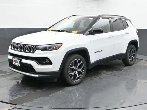 Bright White Clearcoat 2025 Jeep Compass Limited