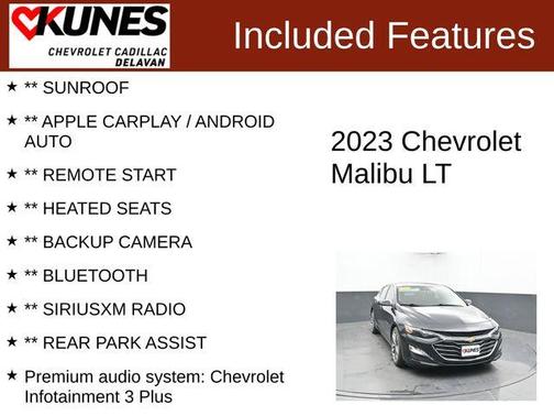 Dark Ash Metallic 2023 Chevrolet Malibu LT