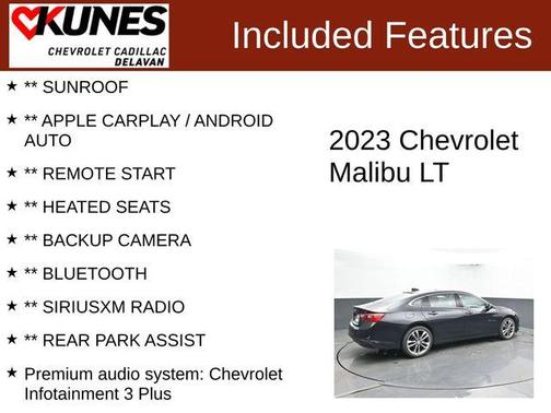 Dark Ash Metallic 2023 Chevrolet Malibu LT