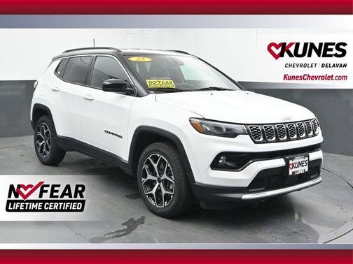 Bright White Clearcoat 2025 Jeep Compass Limited