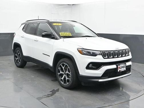 Bright White Clearcoat 2025 Jeep Compass Limited