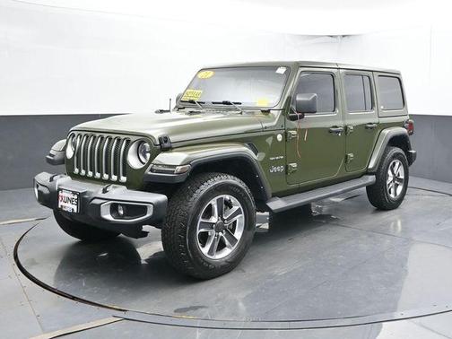 Sarge Green Clearcoat 2021 Jeep Wrangler Unlimited Sahara