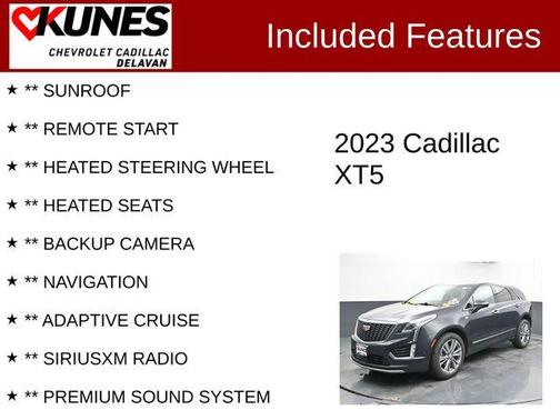 Wilder Metallic 2023 Cadillac XT5 Premium Luxury
