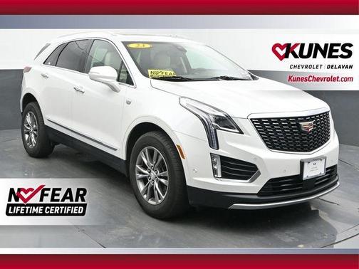 Crystal White Tri-Coat 2023 Cadillac XT5 Premium Luxury
