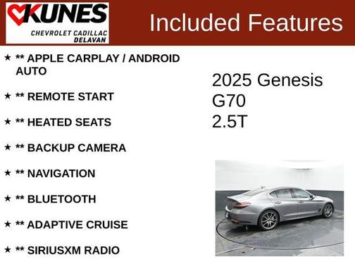 Savile Silver 2025 Genesis G70 2.5T