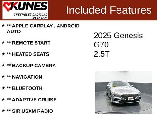Savile Silver 2025 Genesis G70 2.5T