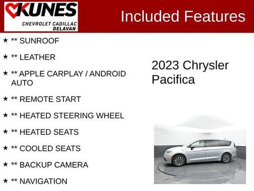 Silver Mist Clearcoat 2023 Chrysler Pacifica Hybrid Limited