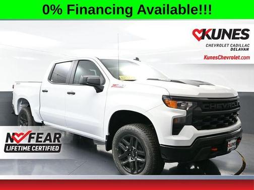 Summit White 2026 Chevrolet Silverado 1500 Custom Trail Boss