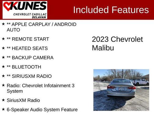 Sterling Gray Metallic 2023 Chevrolet Malibu LT