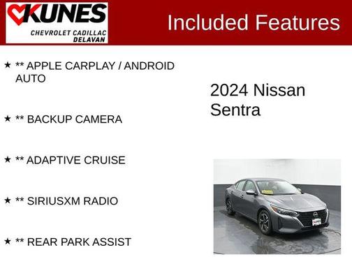 Gun Metallic 2024 Nissan Sentra SV