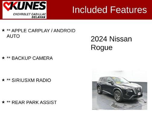 Black 2024 Nissan Rogue S