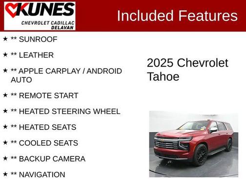 2025 Chevrolet Tahoe Premier