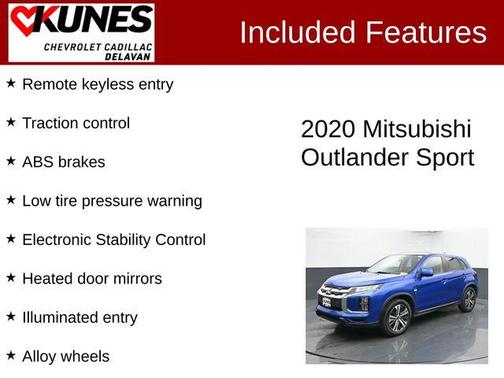 2020 Mitsubishi Outlander Sport 2.0 ES