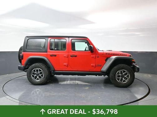 Firecracker Red Clearcoat 2024 Jeep Wrangler Rubicon