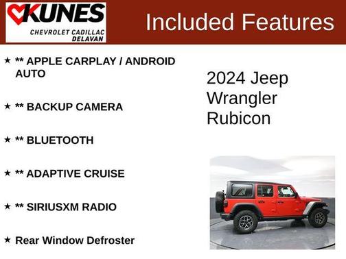 Firecracker Red Clearcoat 2024 Jeep Wrangler Rubicon
